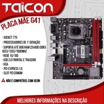 Placa mae 775 G41 775 DDR3 