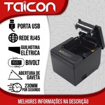 Impressora 80mm Usb Lan Fonte Interna 