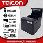 Impressora Termica 80mm Usb Lan Rj45 Fonte Externa 