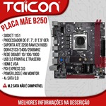 Placa mae 1151 B250 HDMI/VGA 6 7 8 9 Ger 