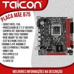 Placa mae 1155 B75 2 3 Ger HDMI/VGA 