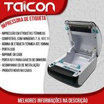 Impressora 104mm Etiqueta Termica Usb 