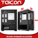 Gabinete Gamer 800 aqua 3 fan 