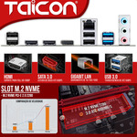 Placa Mae A520 Am4 Amd Ryzen Ddr4 6 Gb/s Usb 3.0 