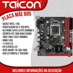 Placa mae 1150 B85 1HDMI/VGA Pcie 3.0 16x 4 Ger 