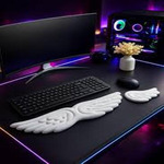 Apoio de maos ARM REST ANGEL WINGS BRANCO 
